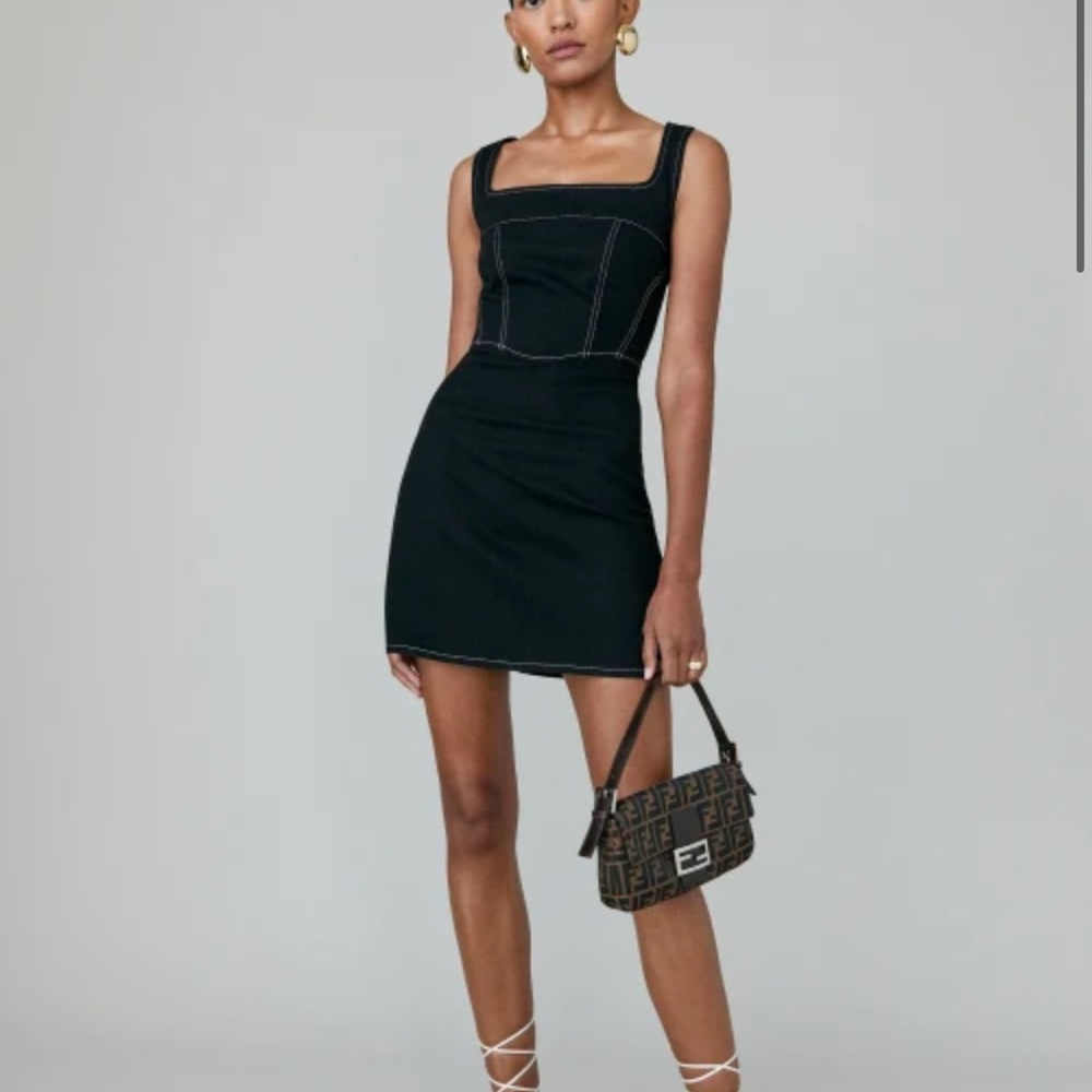 Reformation size 2 NWT denim dress